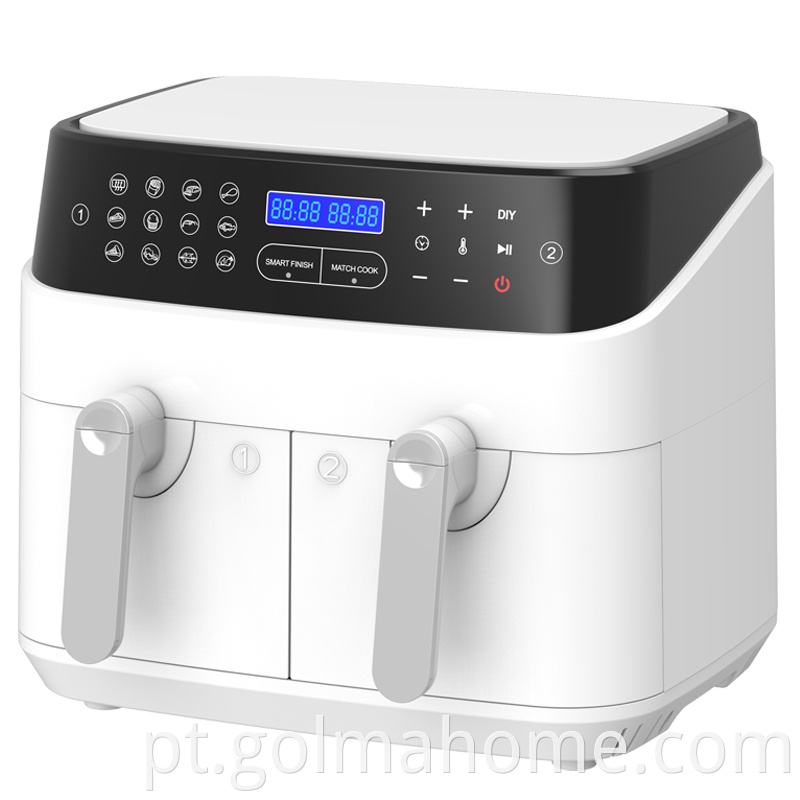 grelhador Digital Kitchen receitas de casa inteligente acessórios 9L friggitrice ad ária fritadeira de ar industrial de batatas profundas elétricas